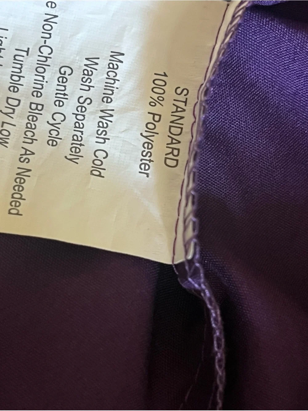 Pair of Standard Purple pillow cases
